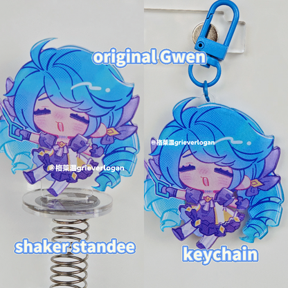 Chibi Gwen acrylic series