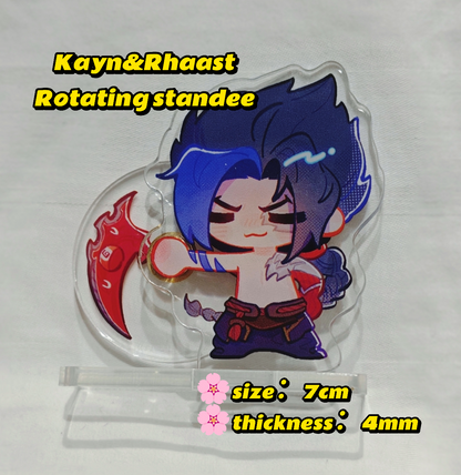 Kayn&Rhaast rotating standee