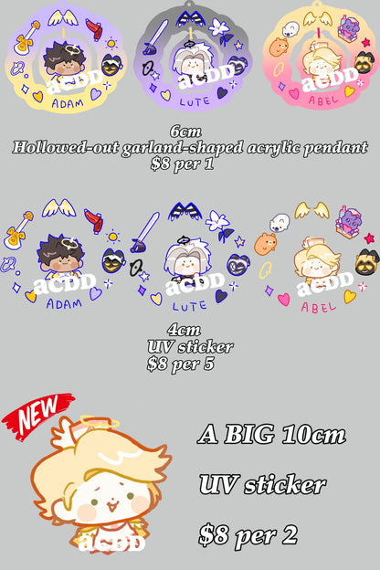 HH-Adam/Abel/Lute Stickers & GARLAND COLLECTION