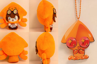 [Pre-order] UU&LS Animal Head Plushie With Keychain (Removable Magnetic Accessory)