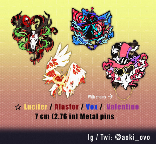 [Pre-order]7 cm HH metal pins