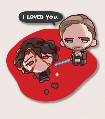 SW Obikin Mustafar "I Loved U!" Standee