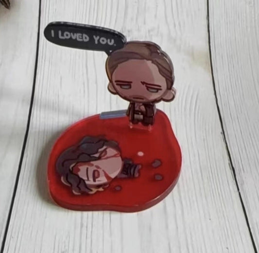 Star Wars Obikin Mustafar "I Loved U!" Standee