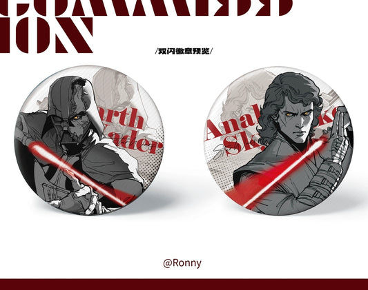 Star Wars Anakin&Vader badge