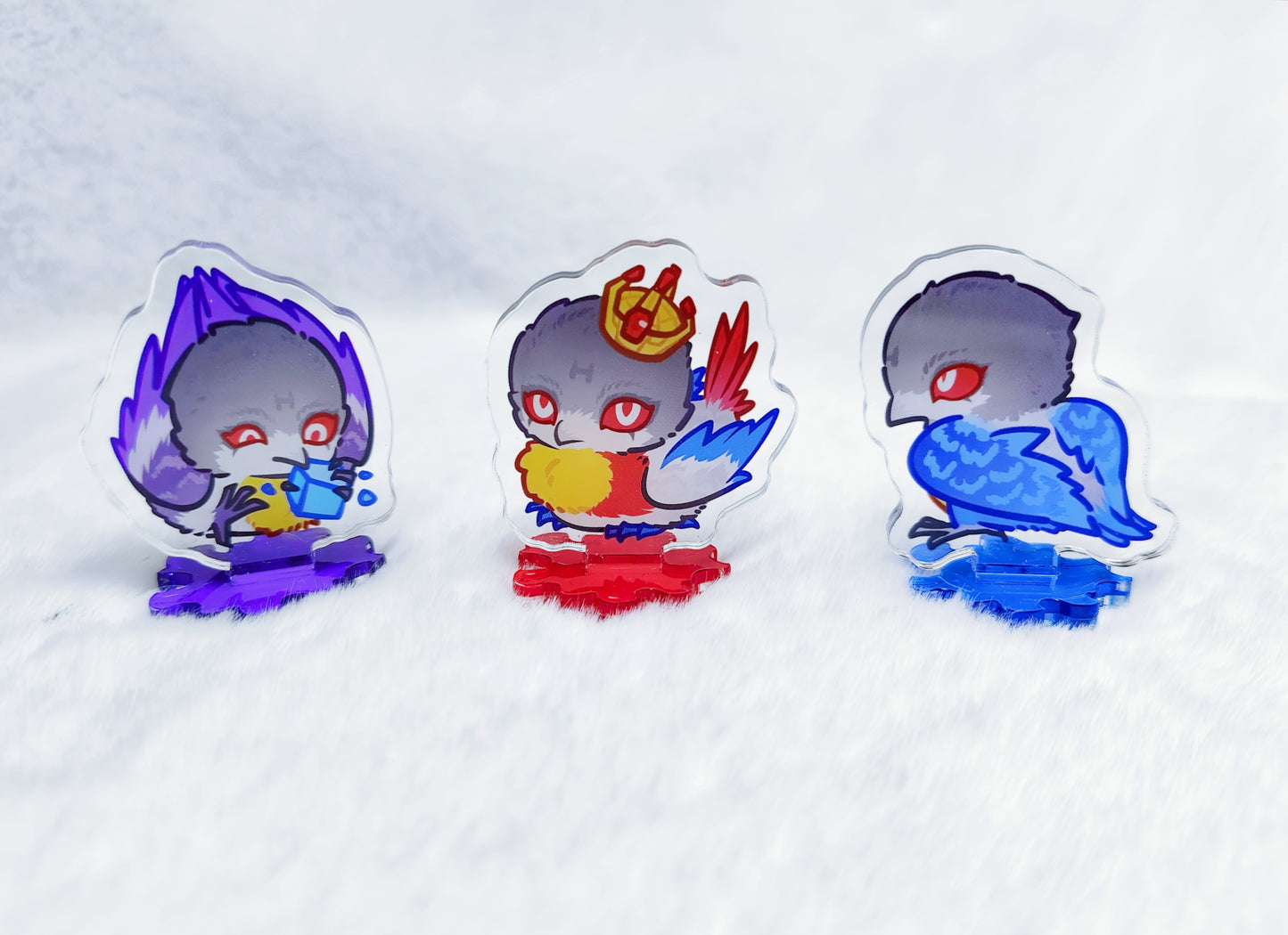 Seeker birds Acrylic stand set