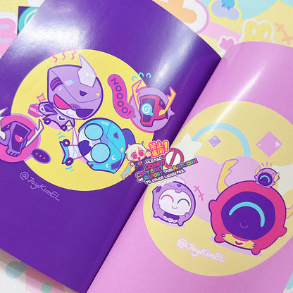 SG Shockblurr Do Not Eat That Sparkling Fan Art Comic Book and Postcard