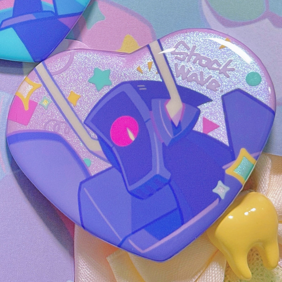 ShockBlurr Heart-Shaped Badge