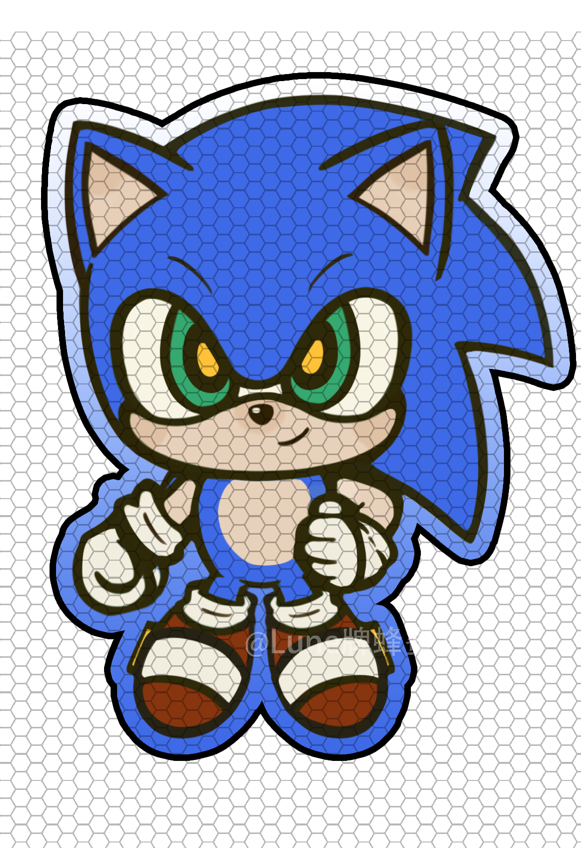 [Pre-order] Sonic Series Thick Acrylic Stand & Keychain