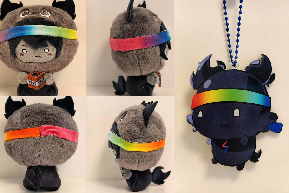 [Pre-order] UU&LS Animal Head Plushie With Keychain (Removable Magnetic Accessory)