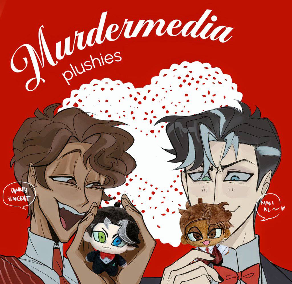 [Pre-order]Alastor/Vincent Murdermedia 10 cm plushies