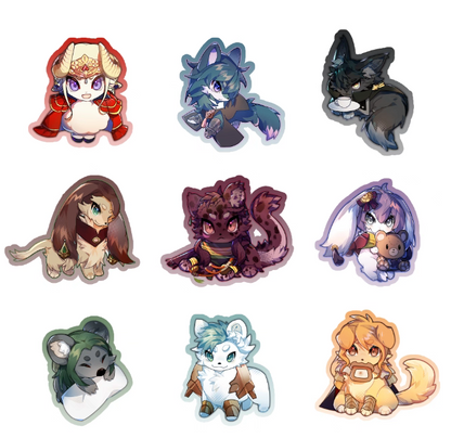 [In-stock]fe3h Black Eagles animals acrylic keychain