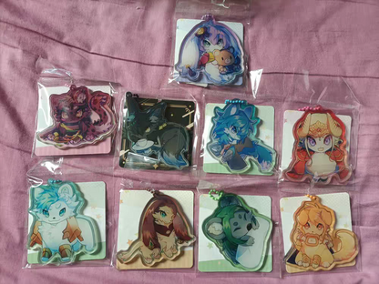 [In-stock]fe3h Black Eagles animals acrylic keychain