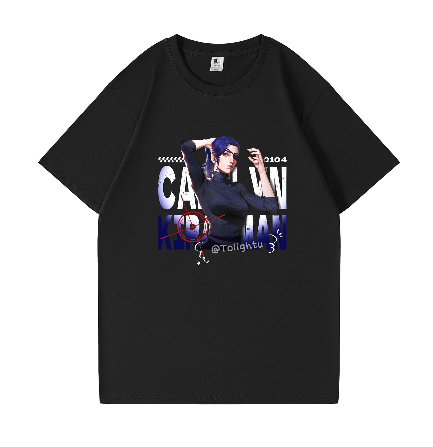 [Pre-sale]Arcane Caitlyn Dropped Shoulder Tee