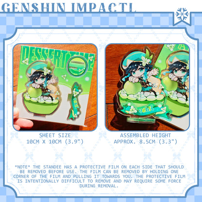 [Pre-order]GenshinImpact FanArt Small Cake Series  Acrylic Standee
