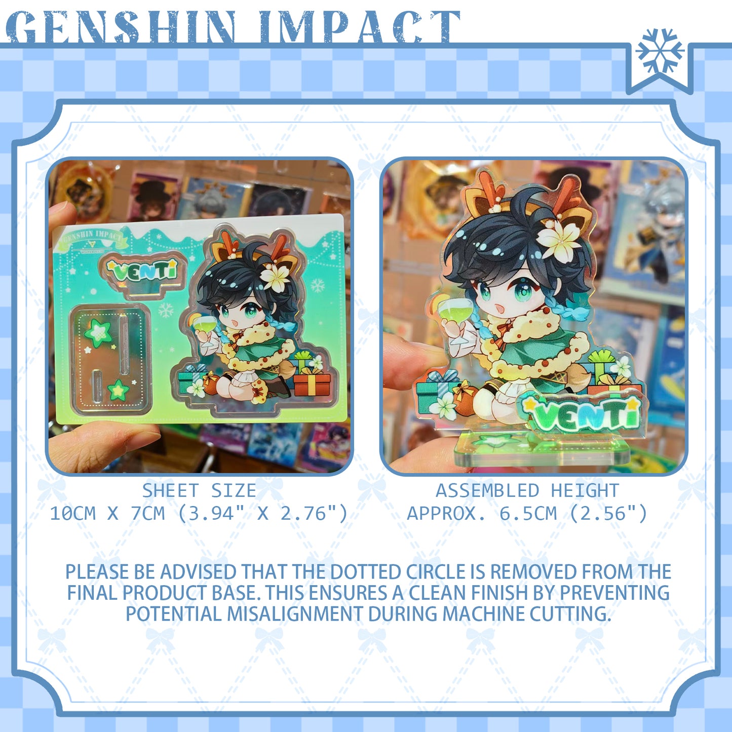 [Pre-order]GenshinImpact FanArt WinterFluffy Series  Acrylic Standee