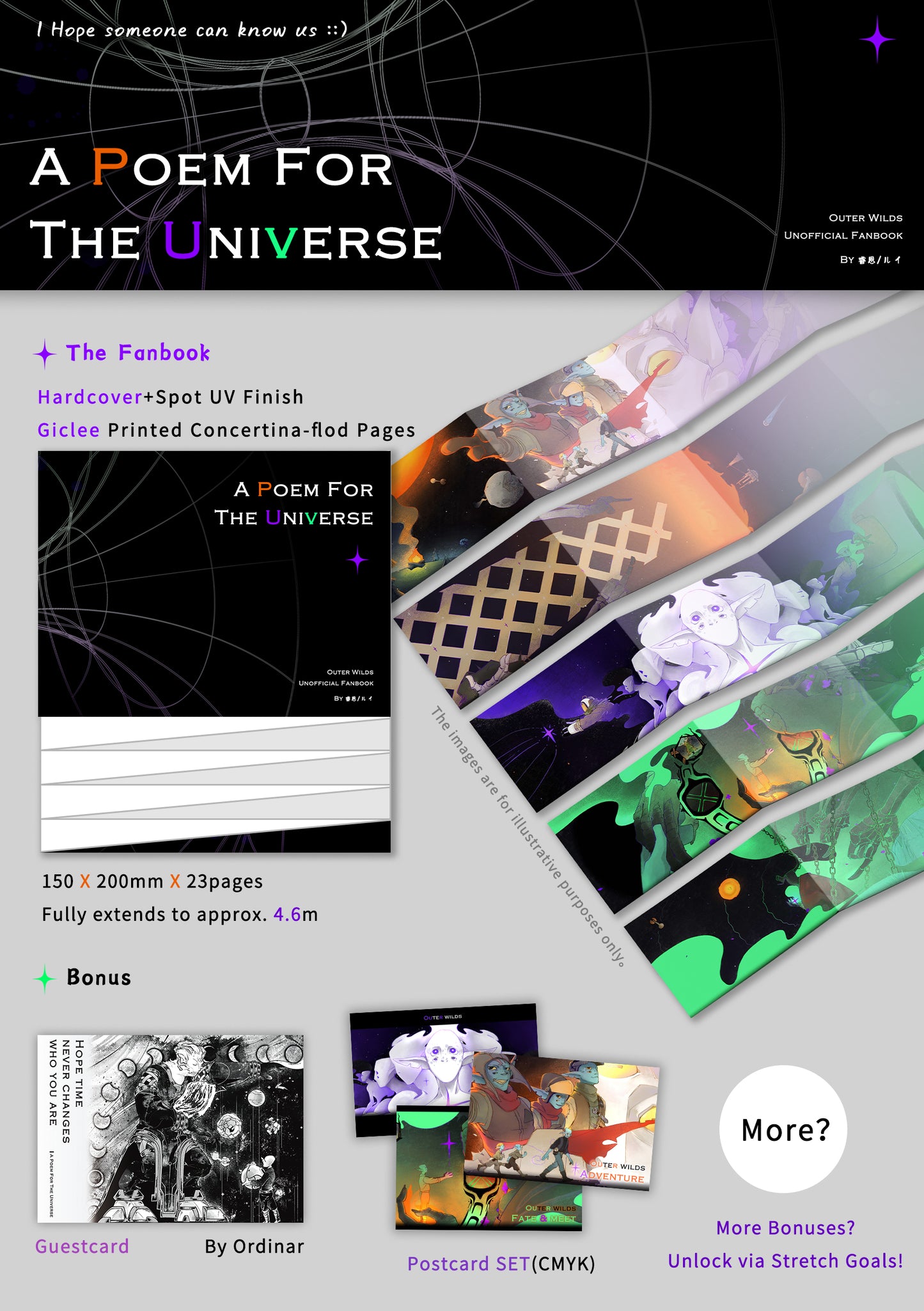 [Pre-order] A Poem For The Universe  Fanbook