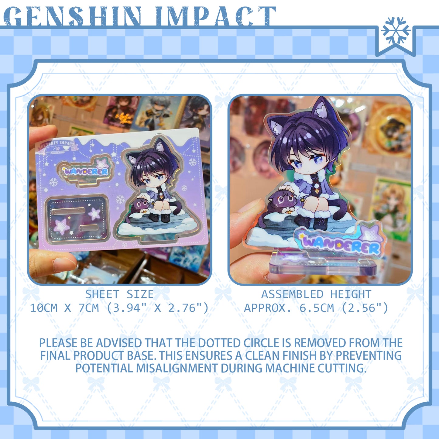 [Pre-order]GenshinImpact FanArt WinterFluffy Series  Acrylic Standee