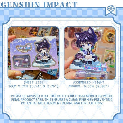 [Pre-order]GenshinImpact FanArt WinterFluffy Series  Acrylic Standee