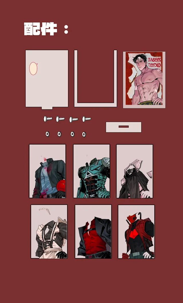 [Pre-order] DC Jason Todd Acrylic Dress-Up Standee Set