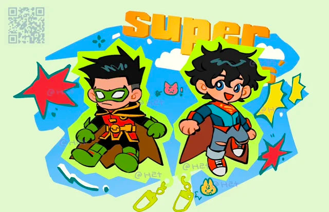 [Pre-order] Super Sons Standee & Photo Stick 2-in-1