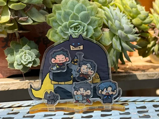 [Pre-order] Batfam Super Dad-Themed Magnetic Multi-Slot Full-Print Standee