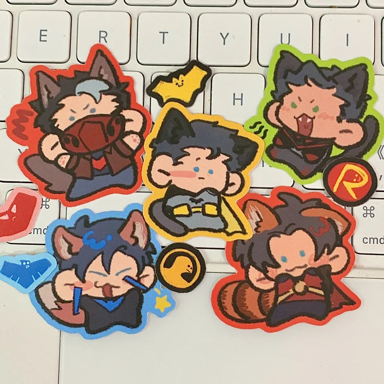 [Pre-order] Batfam Animal-Themed Stickers & Thick Acrylic Merchandise