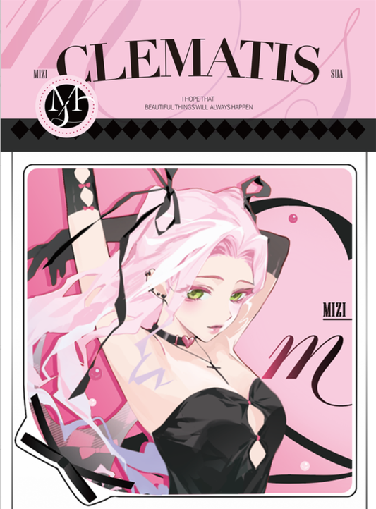 [Pre-order]misu Plain Holographic Double-Flash Badge / Acrylic Coaster