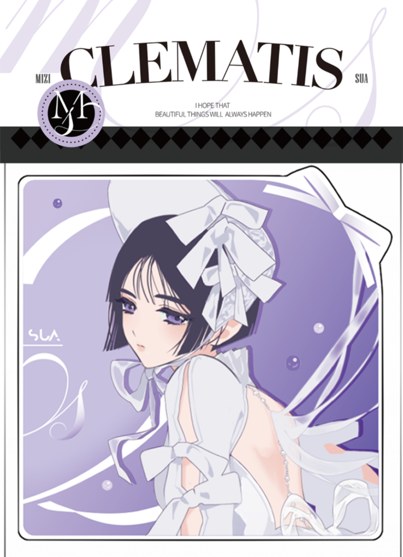 [Pre-order]misu Plain Holographic Double-Flash Badge / Acrylic Coaster