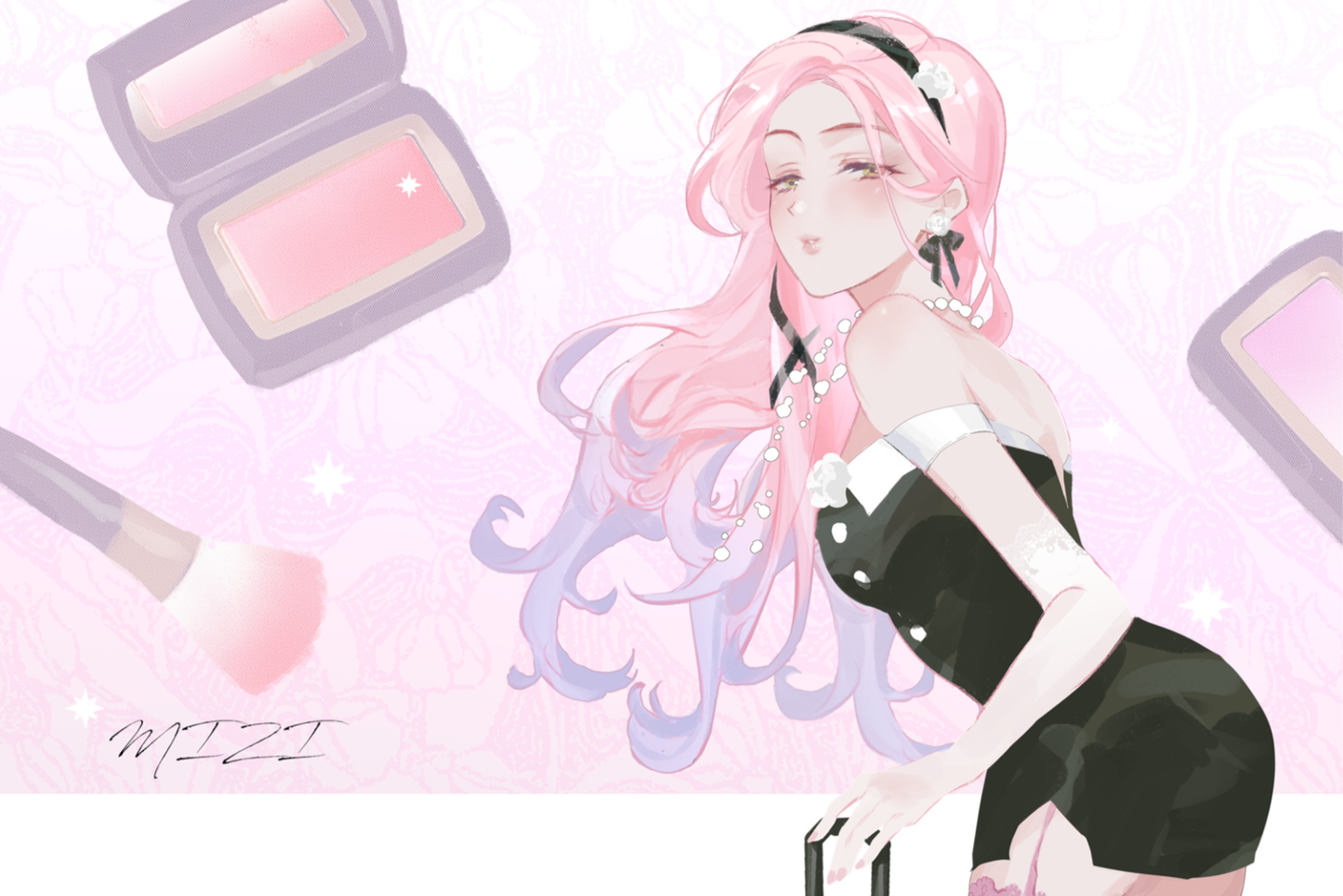 [Pre-order]Imported pearlescent paper postcard