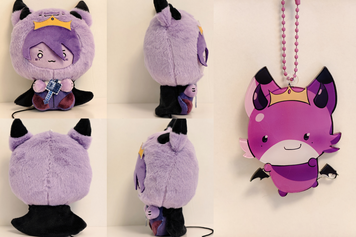 [Pre-order] UU&LS Animal Head Plushie With Keychain (Removable Magnetic Accessory)