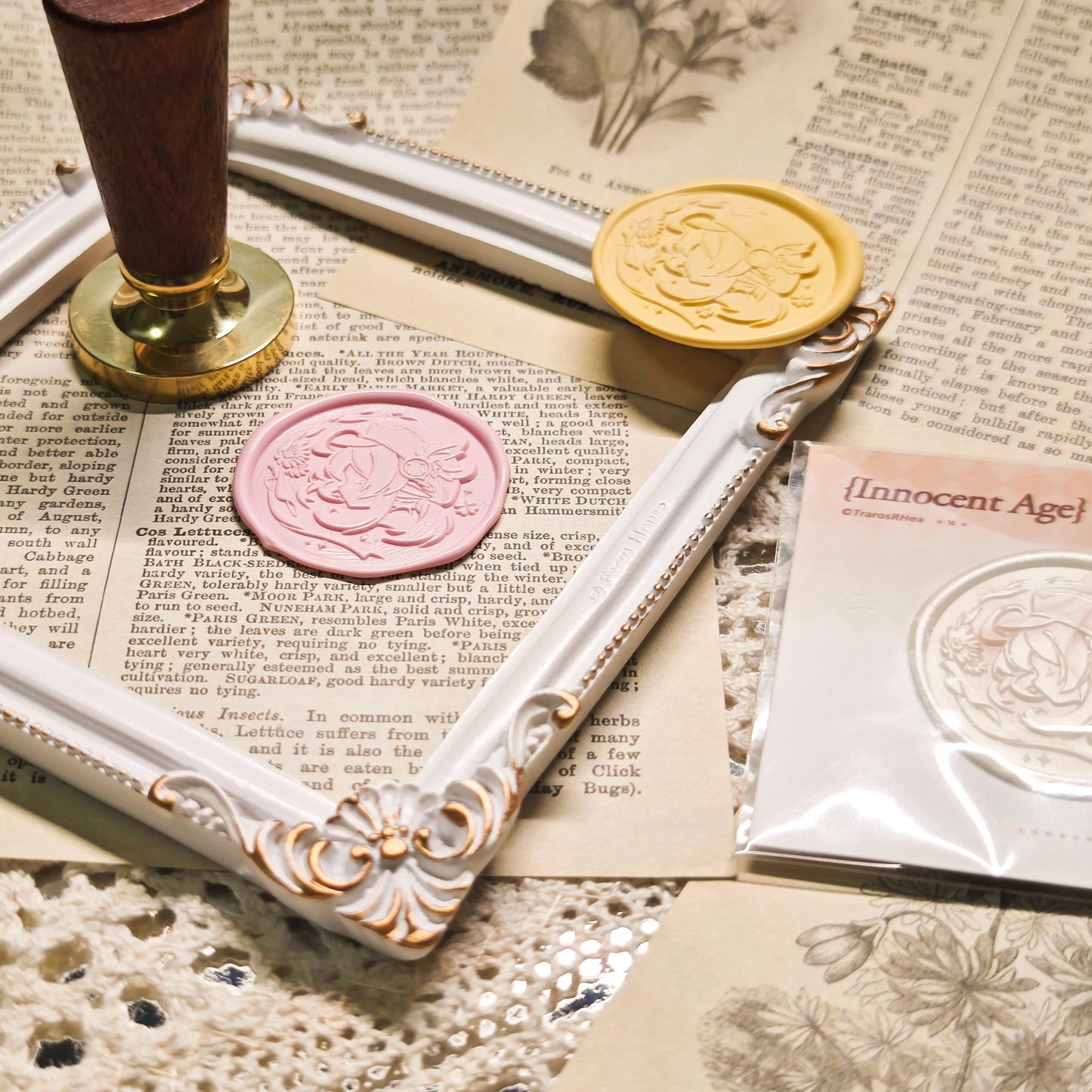 [In stock] Genshin Impact Klee-Themed Wax Seal Stamp Gift Set