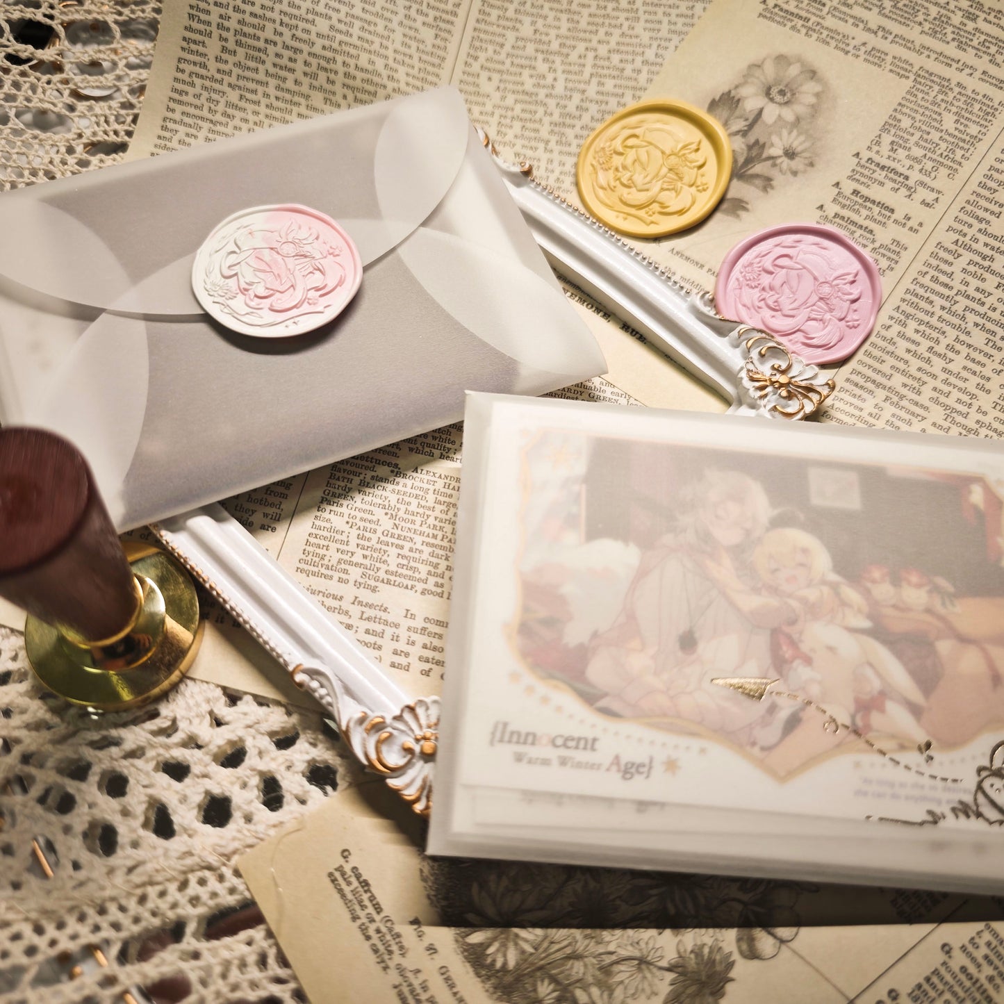 [In stock] Genshin Impact Klee-Themed Wax Seal Stamp Gift Set