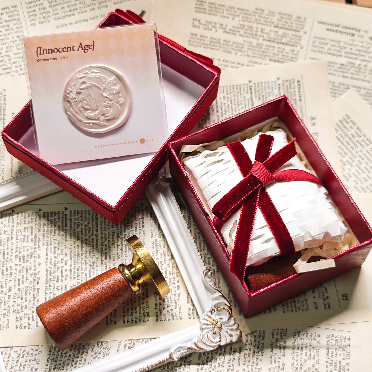 [In stock] Genshin Impact Klee-Themed Wax Seal Stamp Gift Set