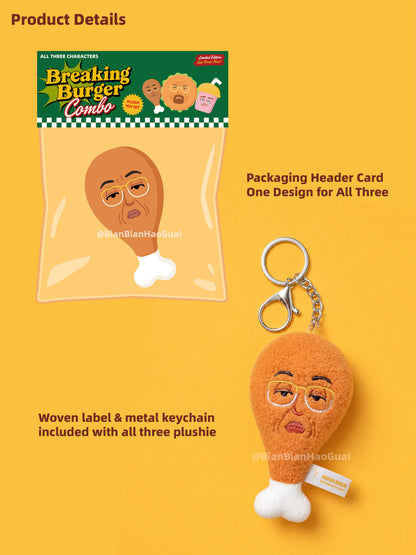 [In-stock]Breaking Burger Combo – Plush Keychain